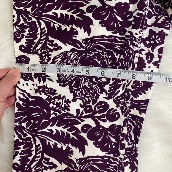 Gucci Pants Wide Leg purple print Size 42 - Picture 10 of 15